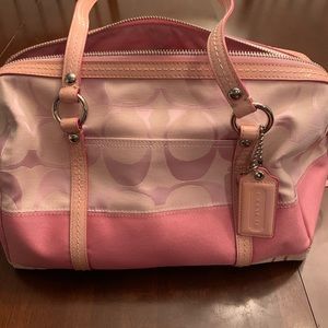Authentic Pink Coach Purse